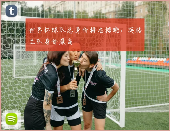世界杯球队总身价排名揭晓，英格兰队身价最高