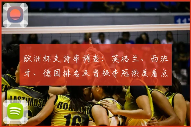 欧洲杯支持率调查：英格兰、西班牙、德国排名及晋级夺冠热度看点